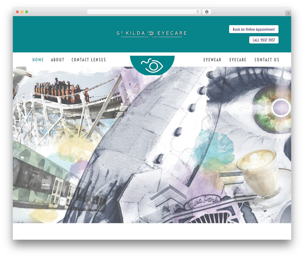 cherry WordPress theme - stkildaeyecare.com.au