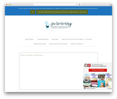 Divine Theme theme WordPress - survivingtoddlerhood.com