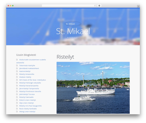 Highwind WordPress theme - stmikael.com