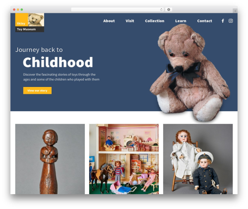 PS Website Design WordPress theme - ilkleytoymuseum.co.uk