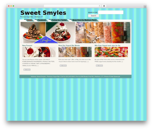 SLS WordPress theme - sweetsmyles.com