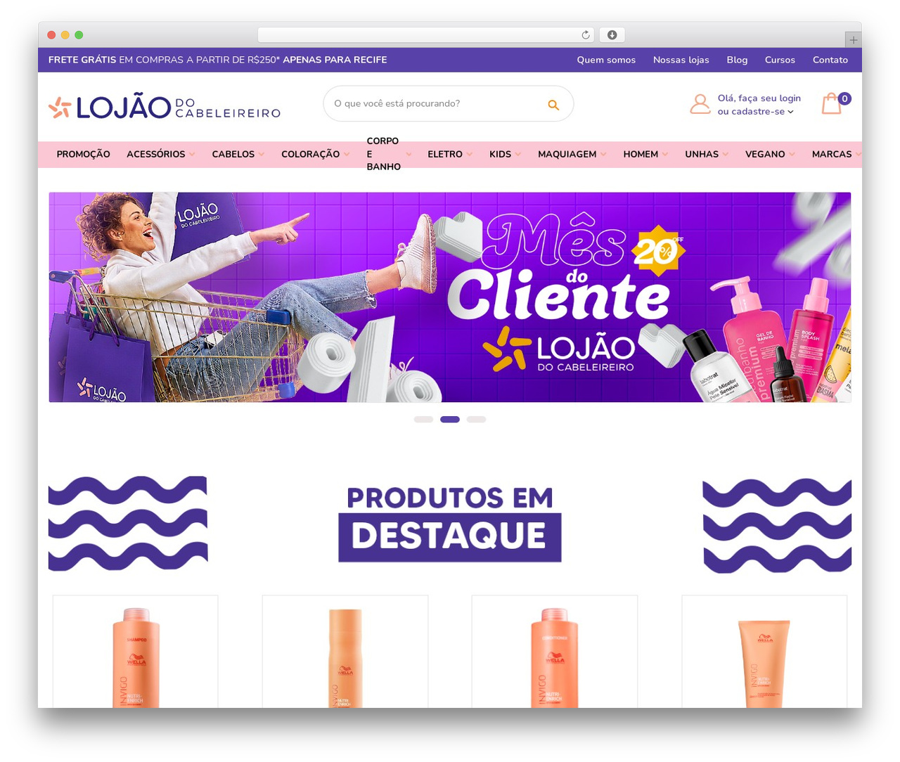 Storefront theme WordPress - www.lojaodocabeleireiro.com Storefront theme WordPress - www.lojaodocabeleireiro.com