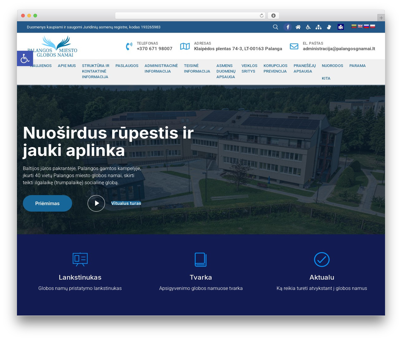 Theme WordPress Design - palangosgnamai.lt Theme WordPress Design - palangosgnamai.lt