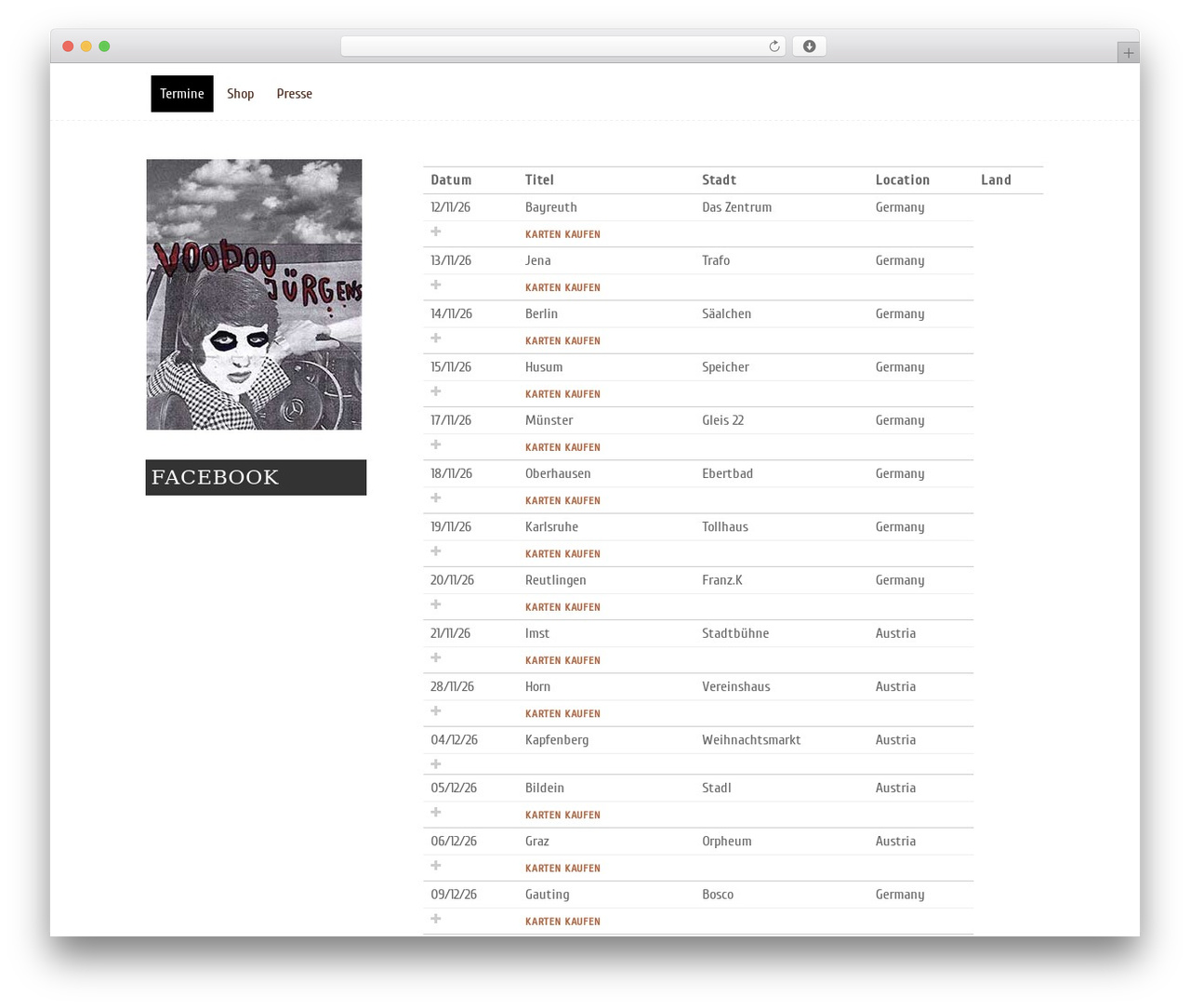 Voodoo WordPress theme - voodoojuergens.com Voodoo WordPress theme - voodoojuergens.com