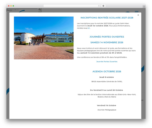 WordPress theme Lycée Saint-Marc - st-marc.eu