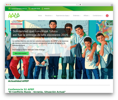 Vizeon themer WordPress plugin - apep.com.co