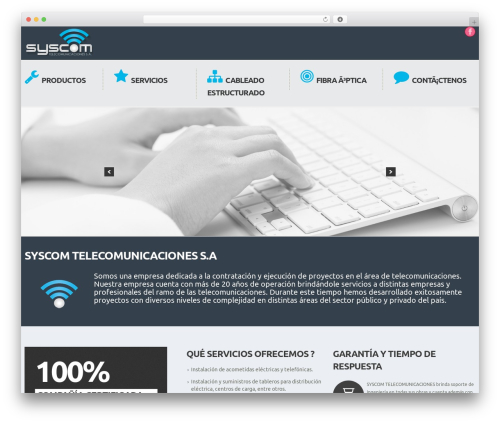 WP theme Syscom - syscomtel.net