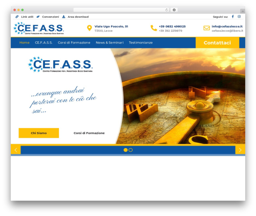 Best WordPress theme SCUOLA - cefasslecce.it