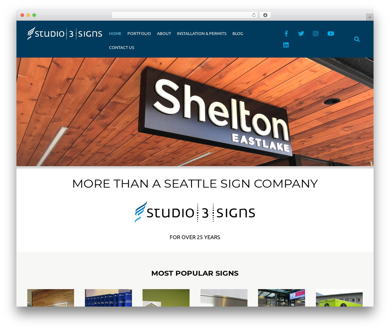 Best WordPress theme Themify Ultra - studio3signs.com