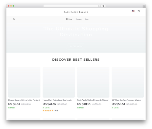 Botticelli WordPress ecommerce theme - rarecatchbazaar.shop