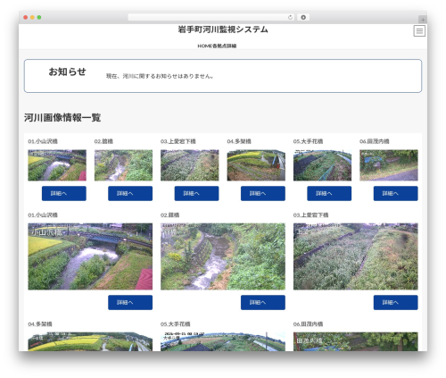 Design1 WordPress theme - iwatetown-kasen.com