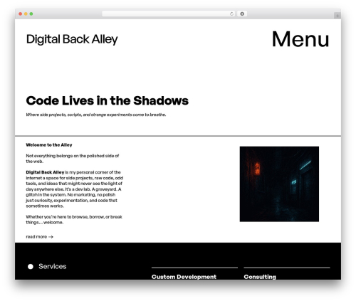 Edificio WordPress theme - digitalbackalley.com