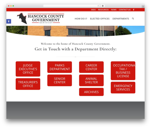 Enfold WordPress theme - hancockky.us