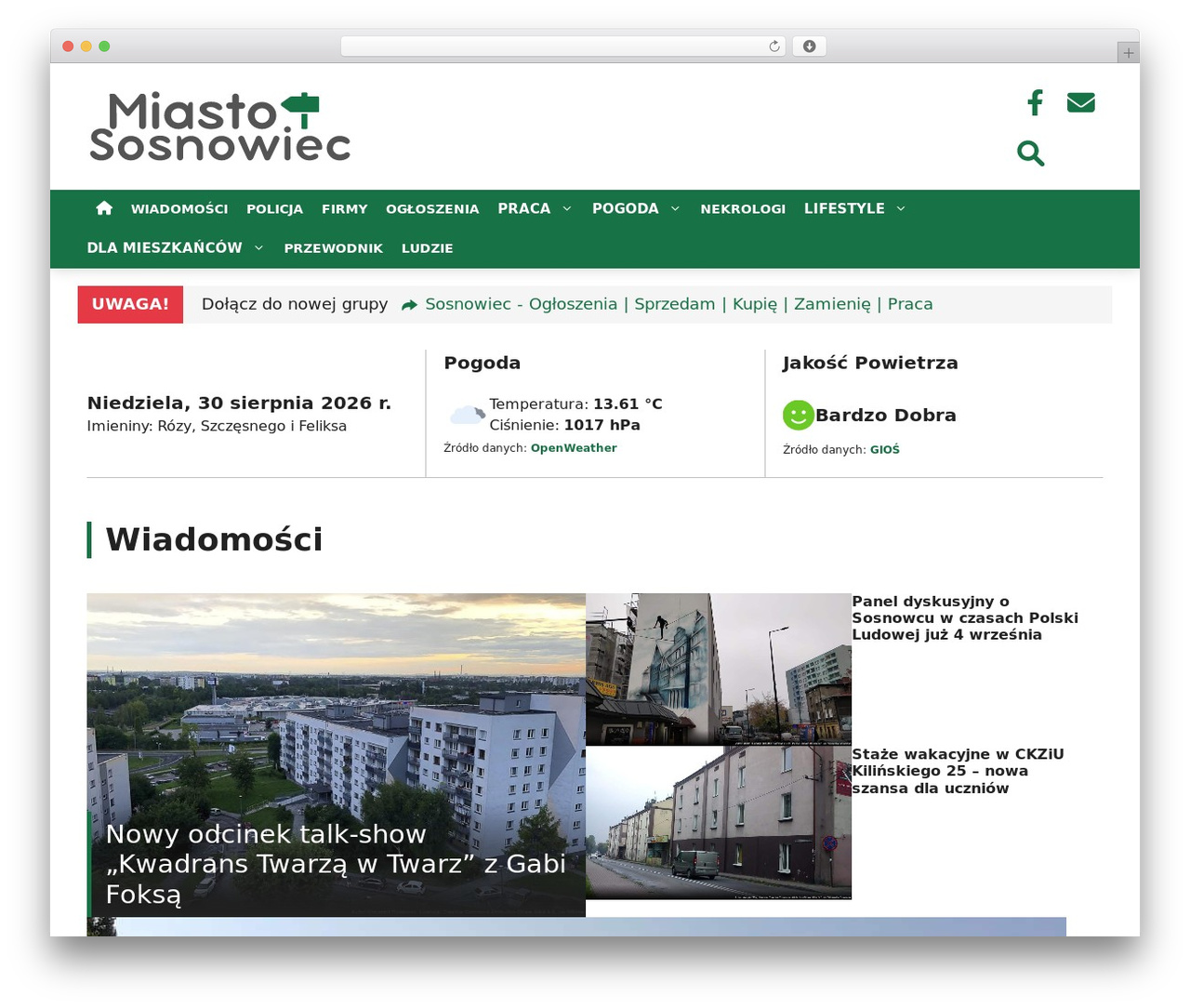 Generatepress Child WordPress theme - m.sosnowiec.pl