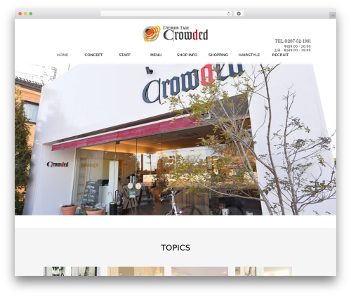 Really simple calendar WordPress plugin - crowded.jp