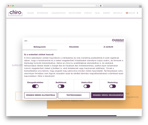 Hello Elementor WordPress theme - chiro.hu