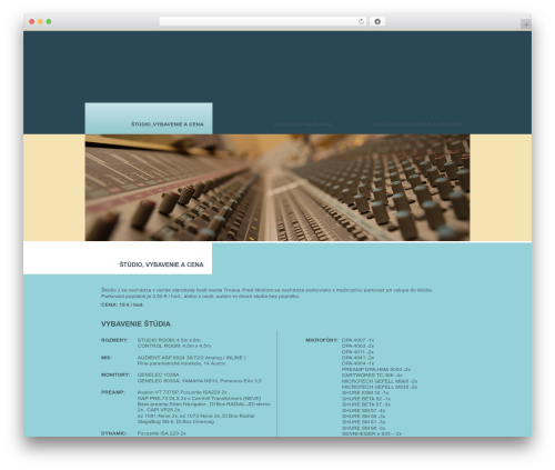 StudioJ WordPress theme - studioj.sk