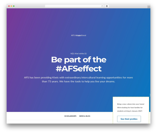 WordPress theme AFS Core Theme - afs.org.nz