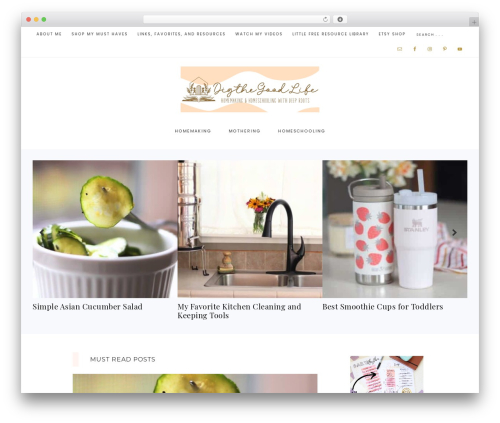 WordPress theme Captivating Theme - digthegoodlife.com