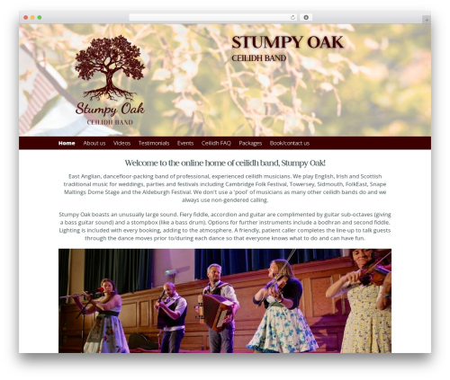 WordPress theme Harmony - stumpyoak.co.uk