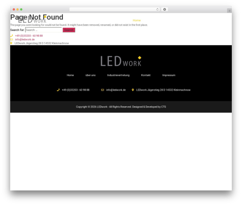 WordPress theme LEDwork - ledwork.de WordPress theme LEDwork - ledwork.de