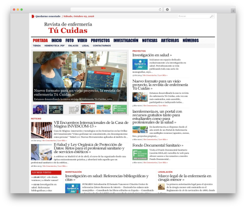 Advanced_Newspaper theme WordPress - tucuidas.laenfermeria.es