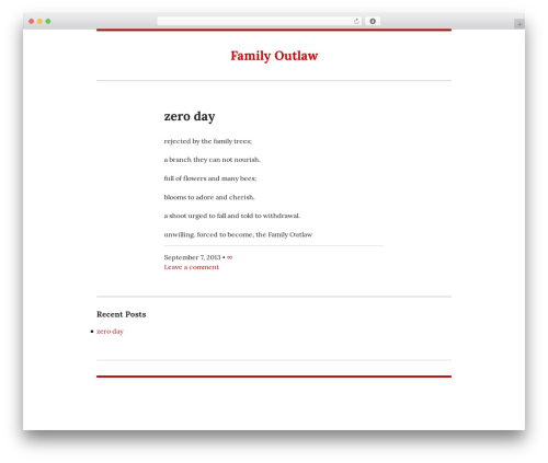 Aldus WordPress theme - familyoutlaw.com
