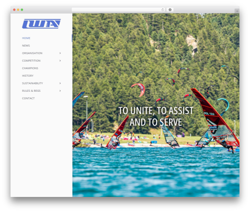 Avada theme WordPress - internationalwindsurfing.com