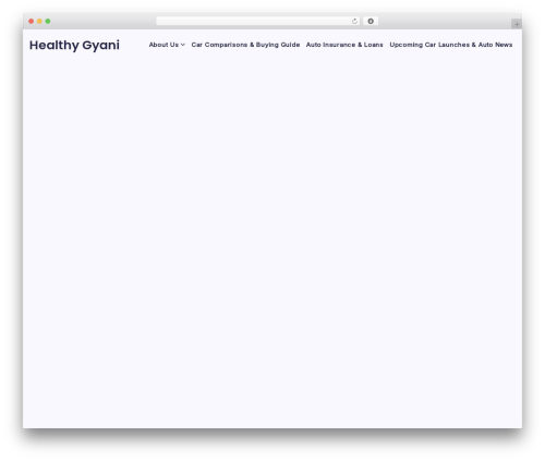 Blogsy WordPress theme - healthygyani.com Blogsy WordPress theme - healthygyani.com