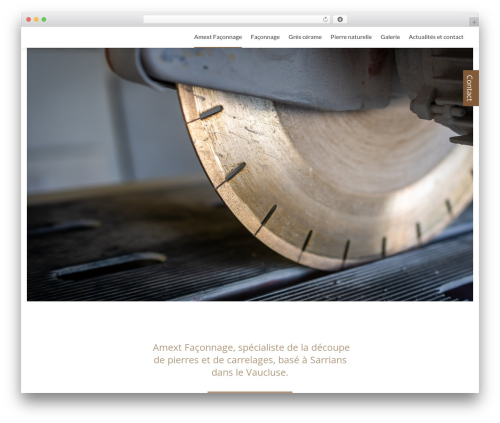 Com'On TEMPLATE WordPress theme - amext-faconnage.fr