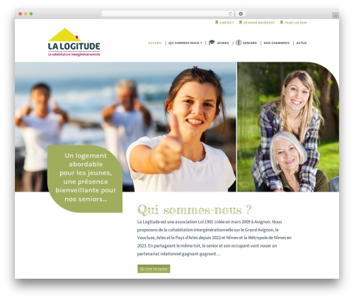 Divi WordPress theme - lalogitude.org
