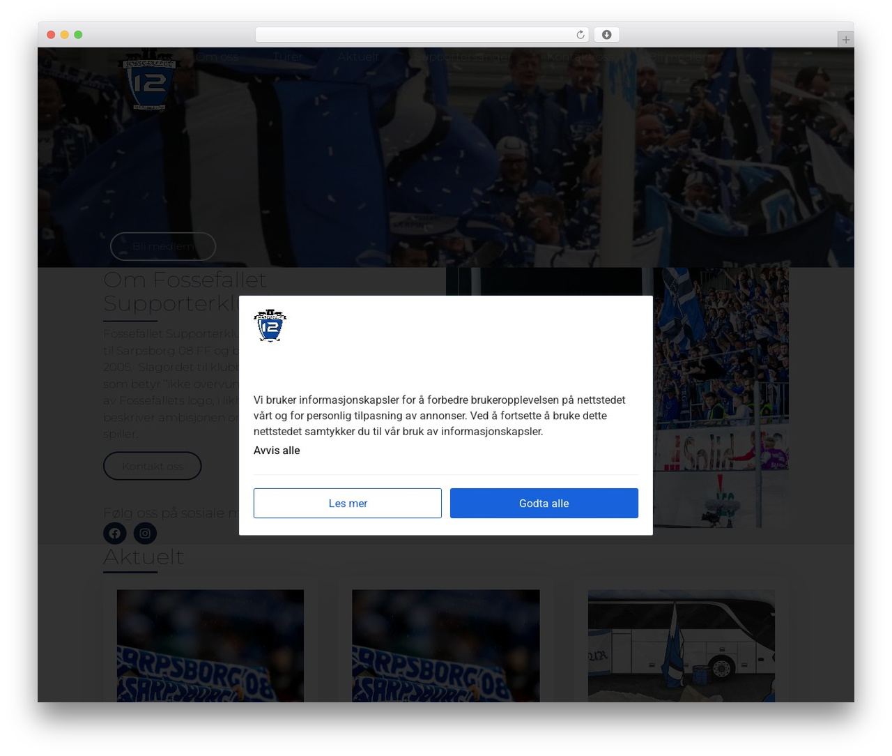 Hello Elementor WordPress theme - fossefallet.no