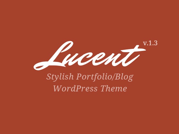 lucent WordPress blog theme