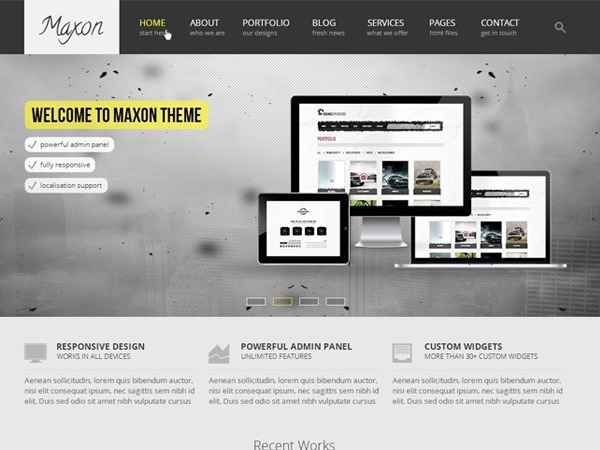 Maxon theme WordPress Maxon theme WordPress