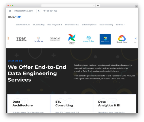 Murtes theme WordPress - datafram.com