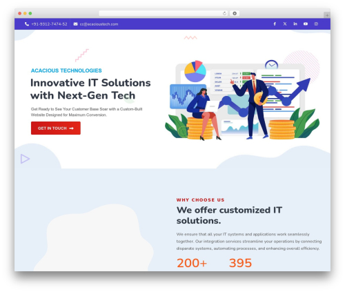 Optimax WordPress website theme - acacioustech.com Optimax WordPress website theme - acacioustech.com