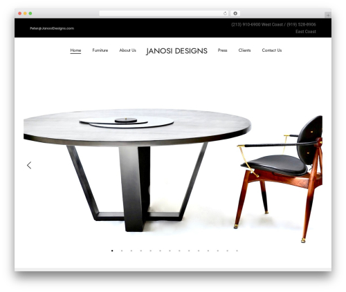 Reeco theme WordPress - janosidesigns.com