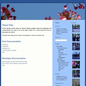 Relaxation_3column WordPress theme by Clemens Orth