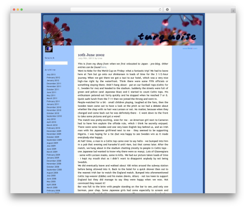Relaxation_3column WordPress theme - turquoise.me.uk