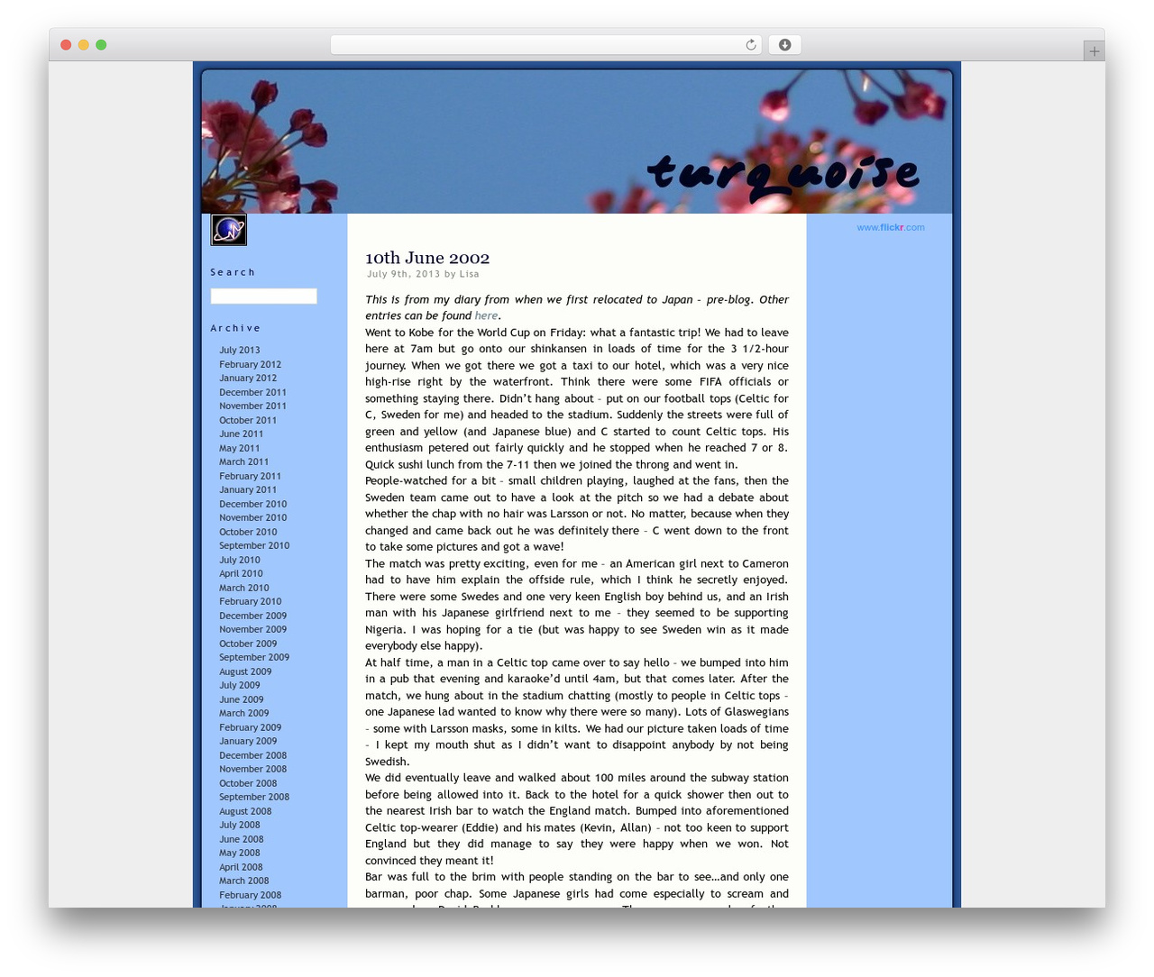 Relaxation_3column WordPress theme - turquoise.me.uk