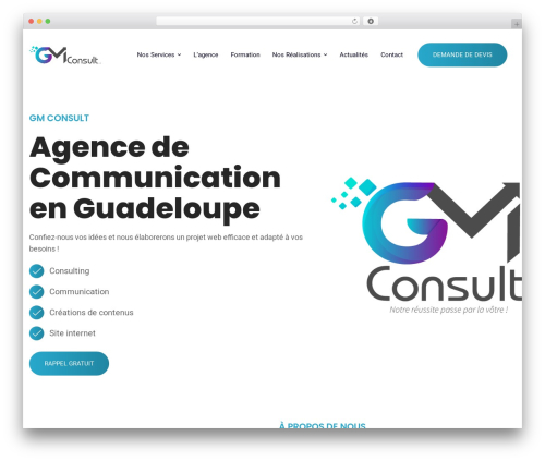 Samar theme WordPress - gmconsult.fr