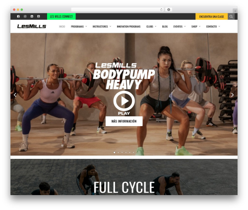 Uncode privacy WordPress plugin - lesmills.es