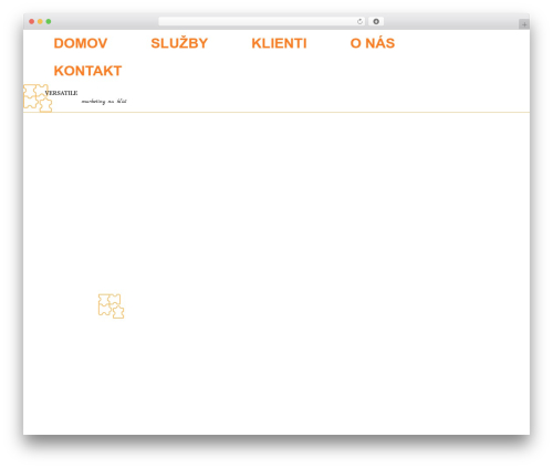 Untitled theme WordPress - versatile.sk