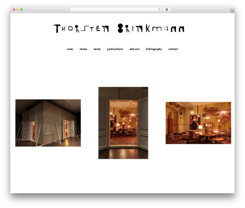 WordPress theme BootstrapWP - thorstenbrinkmann.com