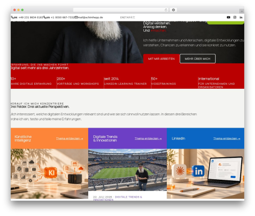 WordPress theme GeneratePress - achimhepp.de