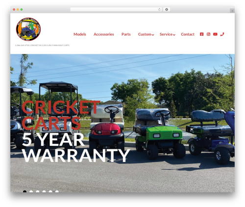 WordPress theme cherry - cricketminigolfcarts.com