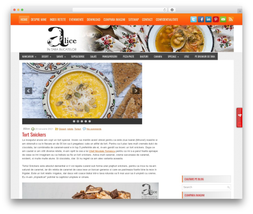 WordPress theme Satio - tarabucatelor.ro