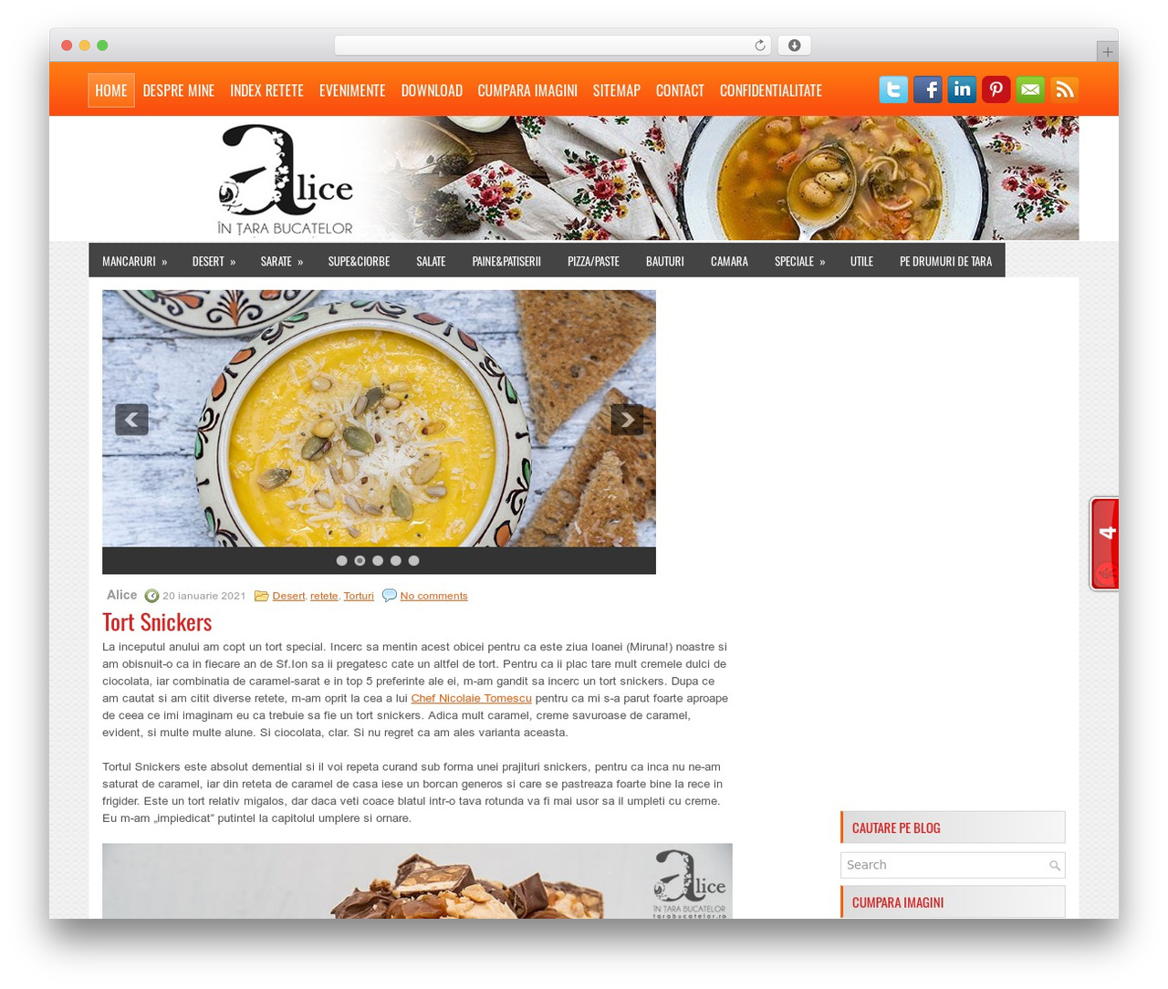 WordPress theme Satio - tarabucatelor.ro WordPress theme Satio - tarabucatelor.ro