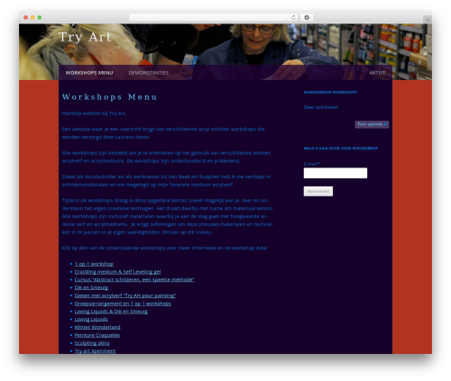 WordPress website theme Hoste theme - tryart.net