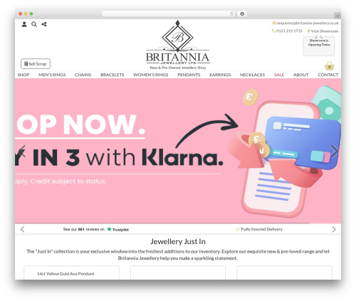 britjan WordPress theme - britannia-jewellery.co.uk